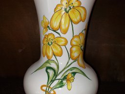 vase glaieul fleur jaune